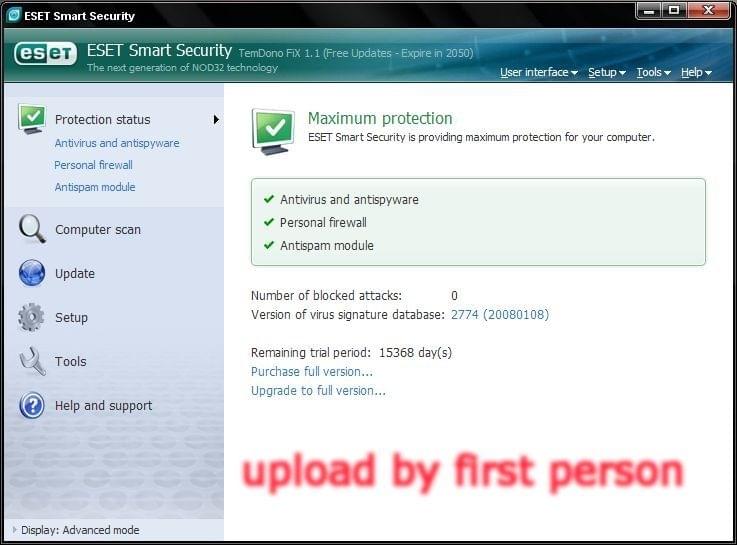 ESET Smart Security 3 0 621 0 [ENG] [FiX 1 1] [ preview 0