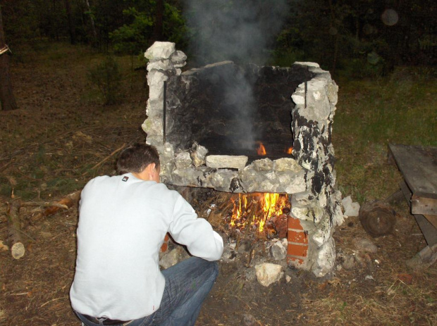 faja w lesie:) Radek podpalacz...