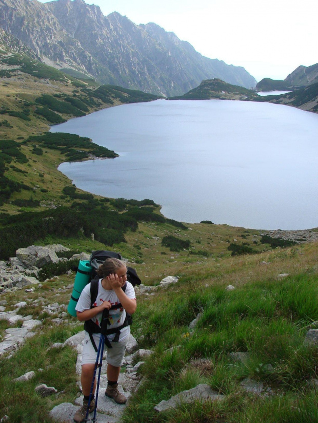 Uchwycona chwila ... drapania się w głowę xD
Na Szpiglasową Przełęcz :) #Tatry #góry