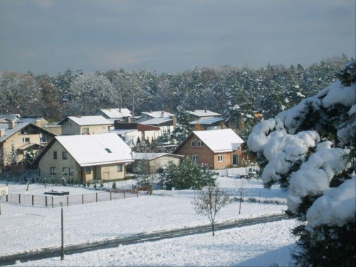 Pierwszy snieg listopad 2007