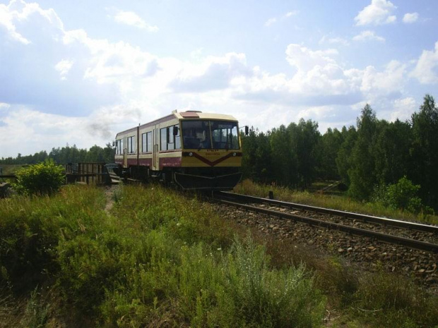 Szynobus SN81 do Hajnówki(Czeremcha Sierpień 2007)