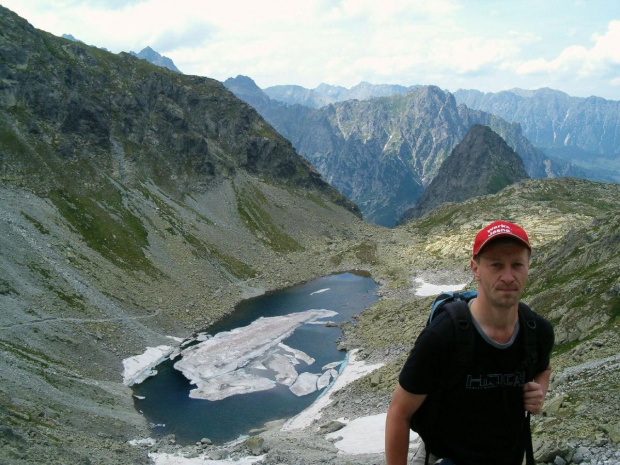 nad Zmarzłym Stawem pod Polskim Grzebieniem #Tatry #góry