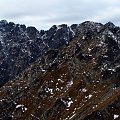 Buczynowe Turnie - widok od południowego wschodu #góry #mountain #Tatry #Orla #Buczynowe