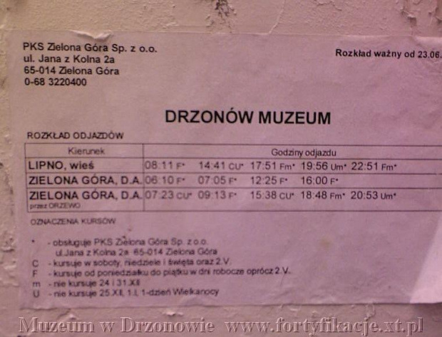 Muzeum Wojska Polskiego w Drzonowie. Zdjęcia wykonałem w Lipcu 2007 r.