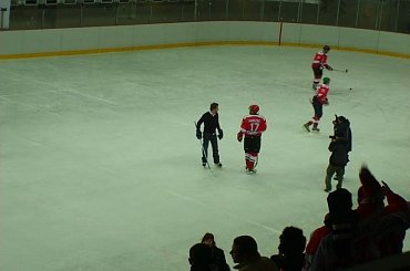 Mariusz Czerkawski - ten w ciemnej bluzce ;] #hokej #lublin #globus #lht