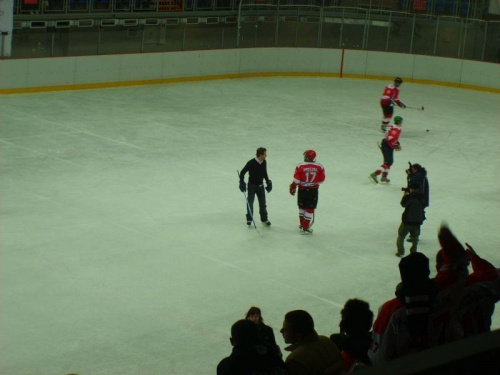 Mariusz Czerkawski - ten w ciemnej bluzce ;] #hokej #lublin #globus #lht