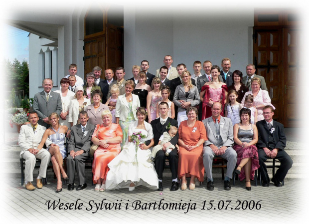 zdjecia slubne 15 lipca 2006