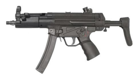 MP5 z krótką lufą, wysuwaną kolbą i bez przedniego chwytu #MP5 #PDW