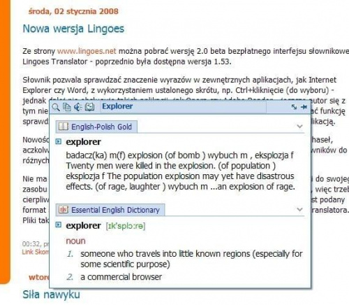 Lingoes Translator 2 beta