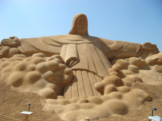 albufiera 07 jesus chrystus z piasku