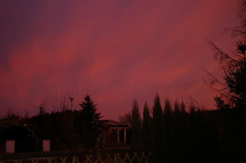 Wschód słońca III Wagowo,16.01.2008r.