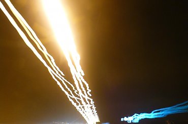 Autostrada nocą + długa migawka = ciekawe zdjęcie ;) #auto #autostrada #droga #noc #nocą #drogi