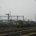 28.01.2008 Na zdjęciu ET22 z pociągiem towarowym, lok CTL 182, SM42 z CTL oraz TEM2 z CTL.