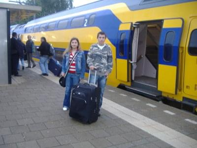 Dworzec Glowny w Venlo...pociagiem ICE zmierzamy w kierunku Den Haag