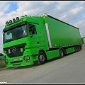 Actros Mp2 Mega-Space + Firanka Schmitz Cargobull z firmy Zasada Trans Spedition