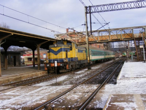 16.02.2008 Stacja Kłodzko Główne SU42-509 z poc. rel. Wrocław Gł.-Kudowa Zdr.