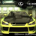 Lexus IS300 po tuningu w NFS MW