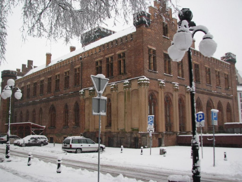Ratusz w Kołobrzegu zima 2008 #zima #kołobrzeg