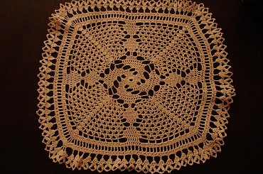 szydełkowa serwetka #szydełko #serwetka