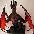 Figurka Colossal Red Dragon Z D&D Minis- największa jak dotychczas w tej grze