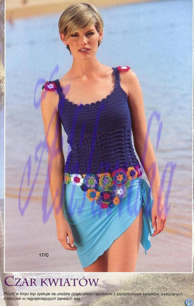Mała Diana 2003 nr 08 #RobótkiRęczne #sweterki #hobby #szydełko