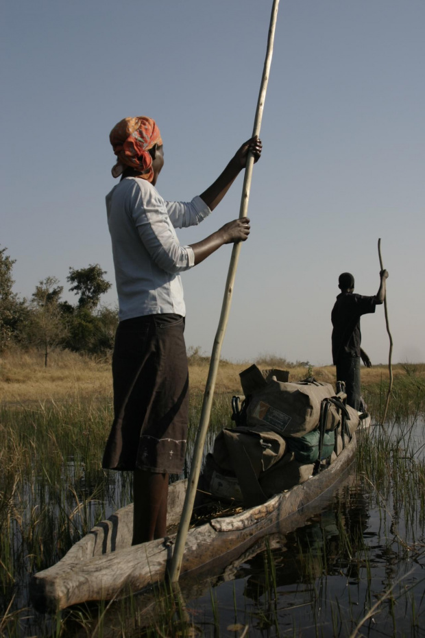 Delta Okavango,polers,kanoe, #DeltaOkavango #Botswana #kanoe #splyw #rzeka