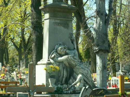 Wałbrzych.Cmentarz komunalny ul. Moniuszki -pomniki