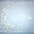 Pierwsza praca techniką pergamano