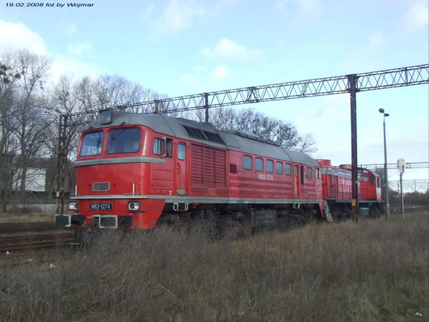 M62-1274+TEM2-169 Orlen'u na Gdańsk Południe +Towar - samochody + ja w kabinie