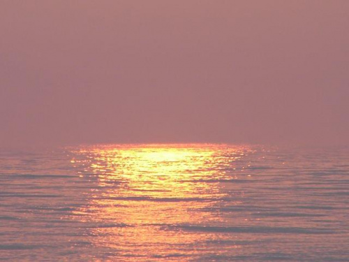 Wschód słońca, "chińska plaża", niedaleko Hoi An