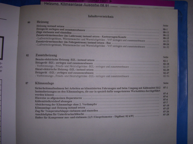 Repleitf T4 ab91 Heizung,Klimaanlage .91...1