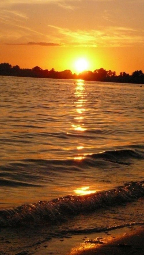 Dla takich widoków warto żyć #ZachódSłońca #jeziora #sunshine