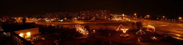 Panorama nocą 2007 - Łódź-Widzew #LodzŁódźPanorama