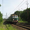 29.05.2008 ET22-774 z pociągiem roboczym z Trzemeszna Lubuskiego do Stargadu Szcz. opuszcza Kostrzyn.