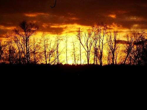 . #Zachód #niebo #chmury #Narew #maciek669