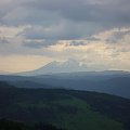 Tatry z bacówki nad Wierchomlą