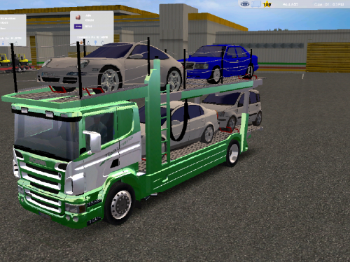 Scania p420 autotransporter
