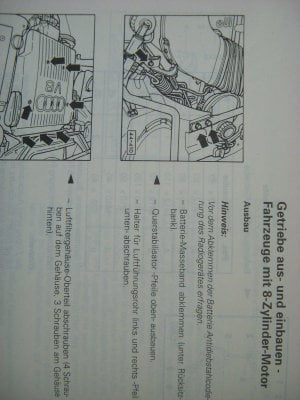 Repleitf AUDI C4 Getriebe 01E 5,6Gg Allrad 96...9