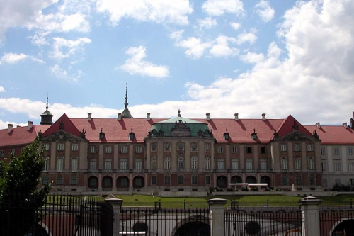 Zamek Królewski od strony Wybrzeża Gdańskiego