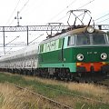 19.06.2008 ET22-1168 z pociągiem zbioryczym z Szczecina Portu Centralnego rusza pod odczepieniu 5 wagonów z Kostrzyna (KoB).