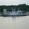 Widok z promu do Karlskrony, Port w Gdyni.