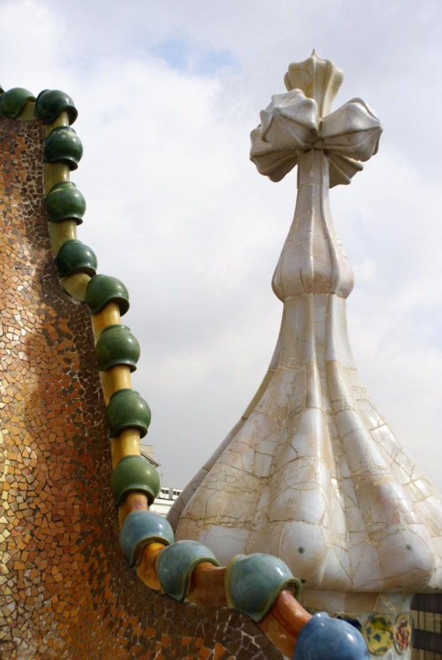 Casa Batlló - na dachu