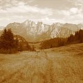 / sepia / #góry #Dolomity #Włochy