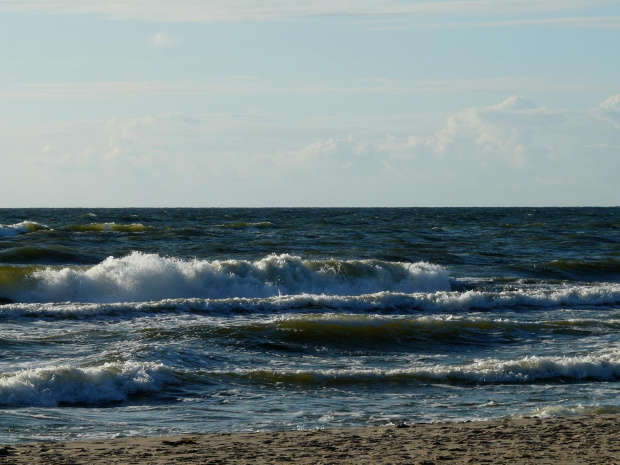 na plaży