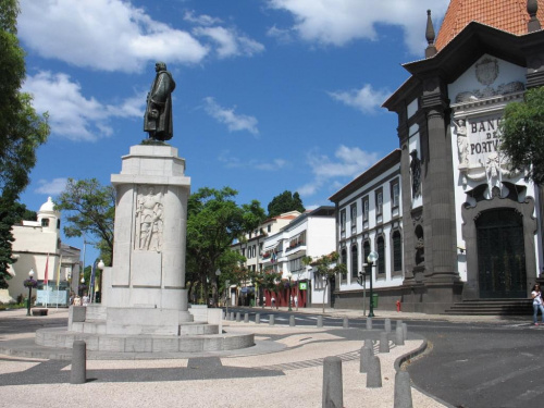 Pomnik odkrywcy Madery - Zarco w Funchal