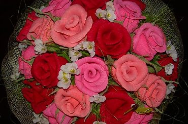 BIBUŁKOWE RÓŻYCZKI #RĘKODZIEŁOARTYST