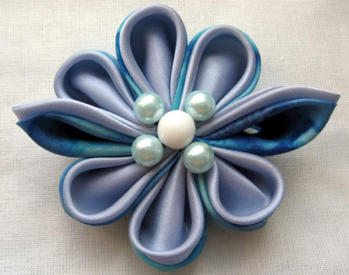 próby kanzashi