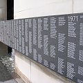 tablica upamietniająca smierć żołnierzy amerykańskich w Wietnamie