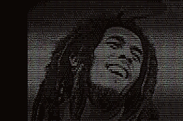ASCII ART #BobMarley #Bob #Marley #rasta #pulpit #tapeta #ASCII