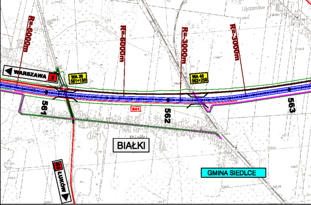 A2 pod Siedlcami. (c) GDDKiA